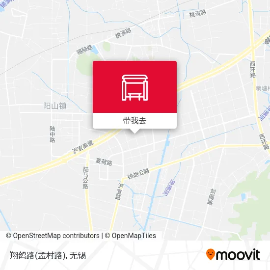 翔鸽路(孟村路)地图
