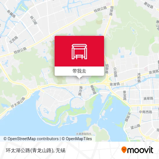 环太湖公路(青龙山路)地图