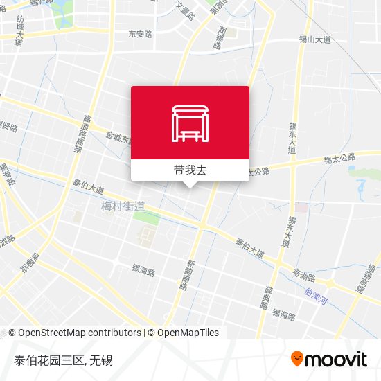 泰伯花园三区地图