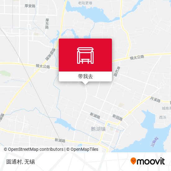 圆通村地图