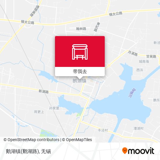 鹅湖镇(鹅湖路)地图