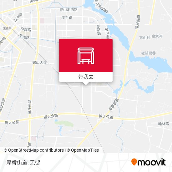 厚桥街道地图