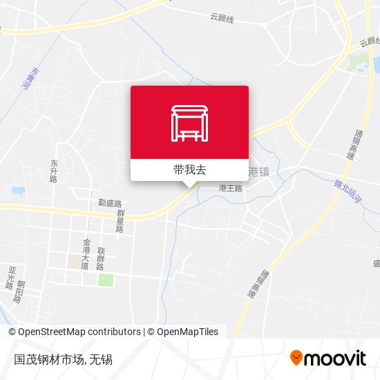 国茂钢材市场地图