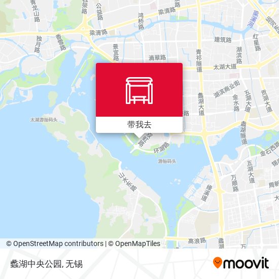 蠡湖中央公园地图