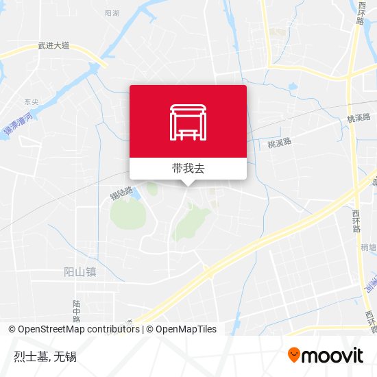 烈士墓地图