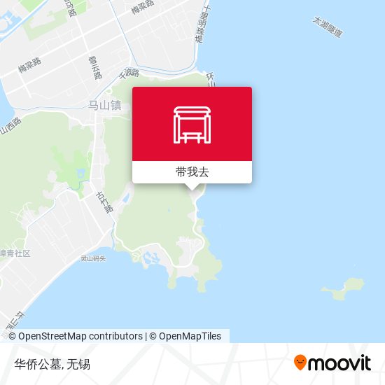 华侨公墓地图