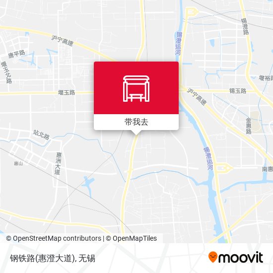 钢铁路(惠澄大道)地图