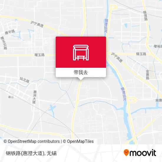 钢铁路(惠澄大道)地图