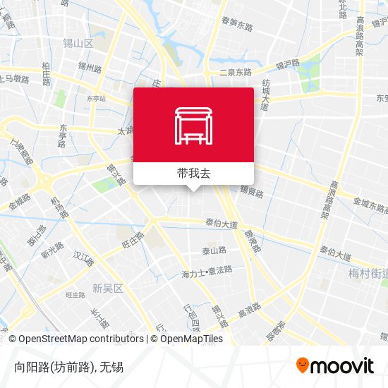 向阳路(坊前路)地图