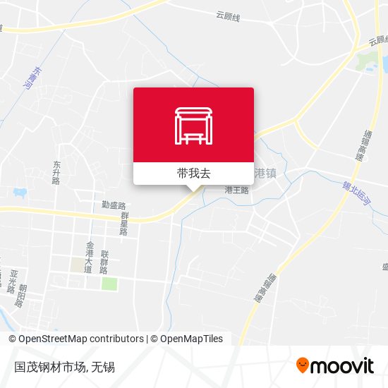 国茂钢材市场地图