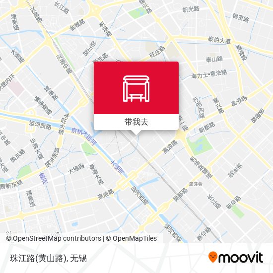珠江路(黄山路)地图