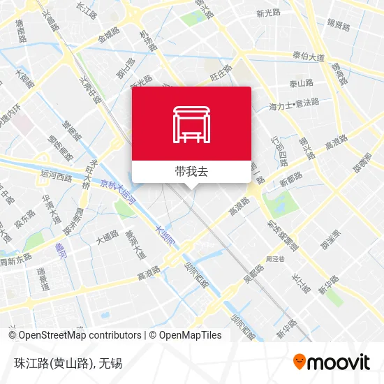 珠江路(黄山路)地图