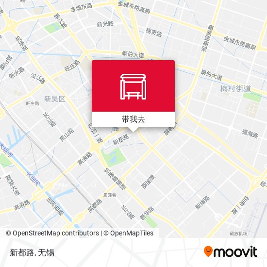 新都路地图