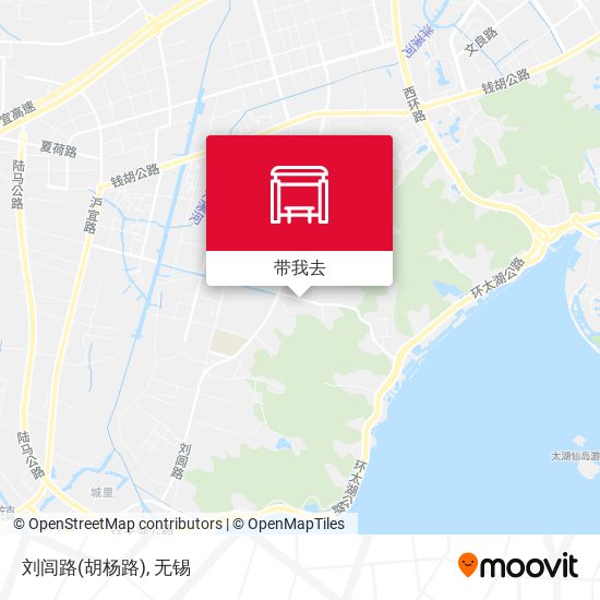 刘闾路(胡杨路)地图