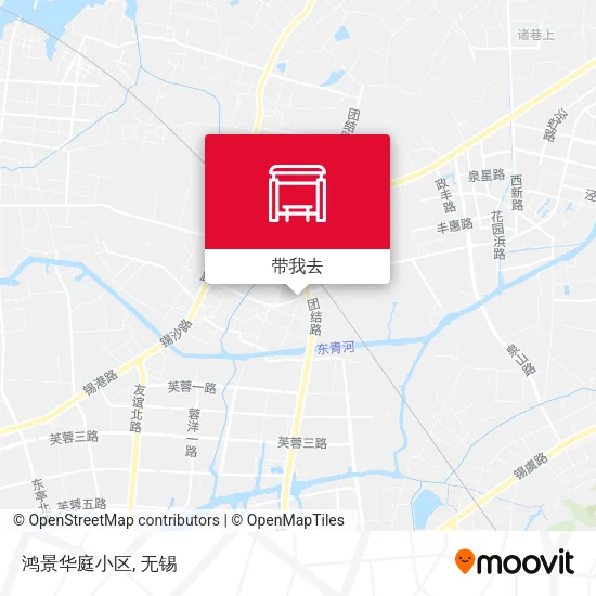 鸿景华庭小区地图