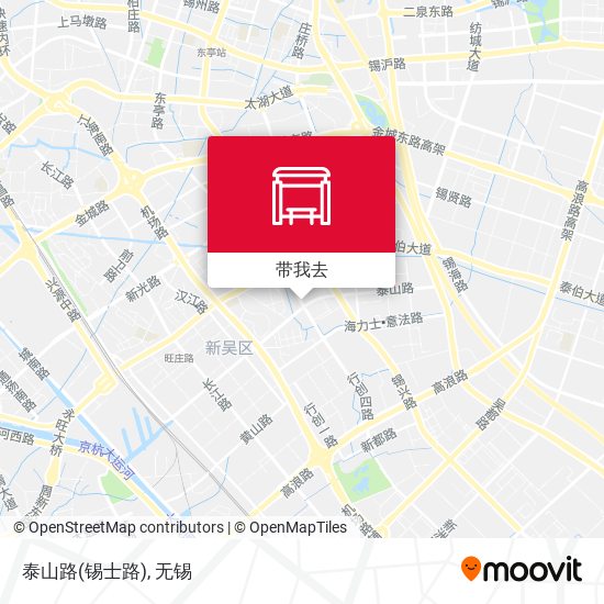 泰山路(锡士路)地图