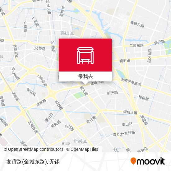 友谊路(金城东路)地图