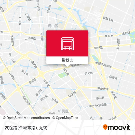 友谊路(金城东路)地图