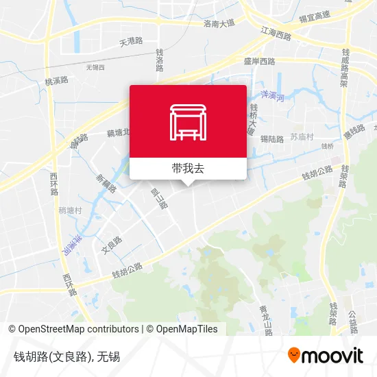 钱胡路(文良路)地图