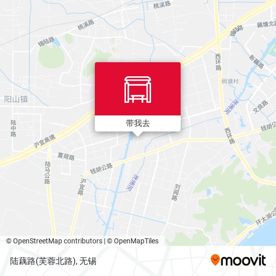 陆藕路(芙蓉北路)地图
