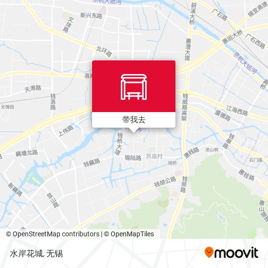 水岸花城地图