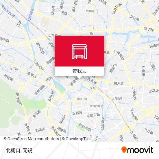 北栅口地图