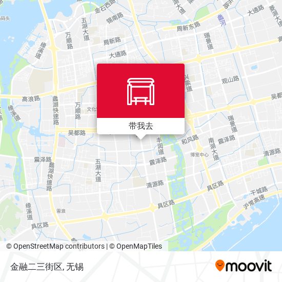 金融二三街区地图