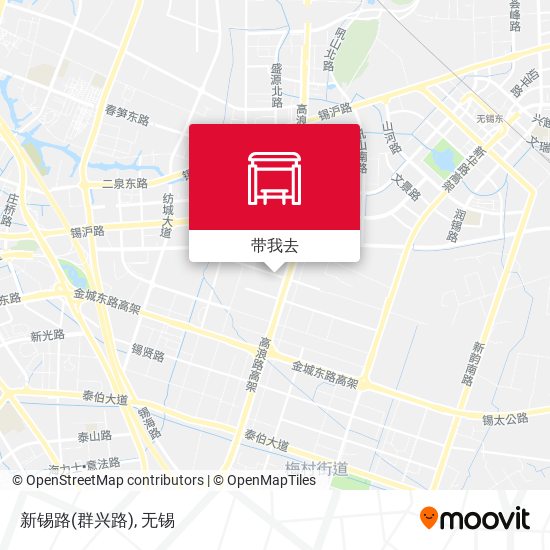 新锡路(群兴路)地图