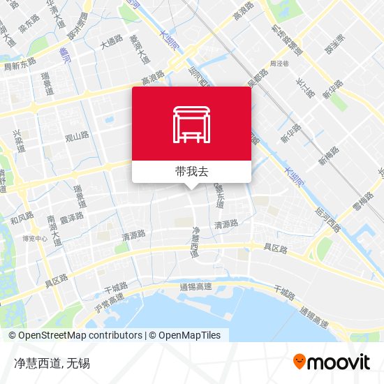 净慧西道地图