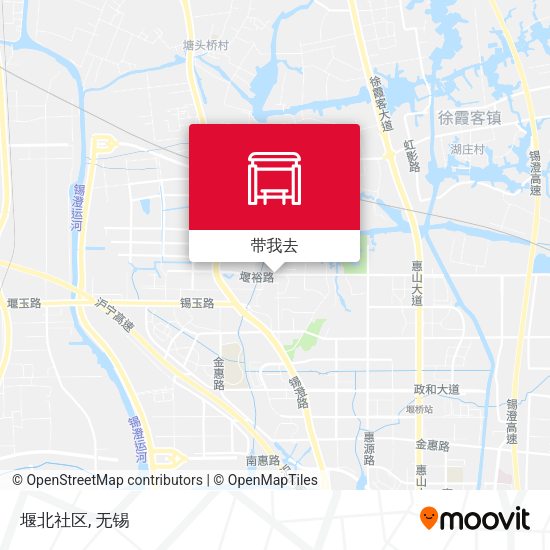 堰北社区地图
