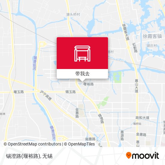 锡澄路(堰裕路)地图