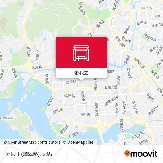 西园里(滴翠路)地图