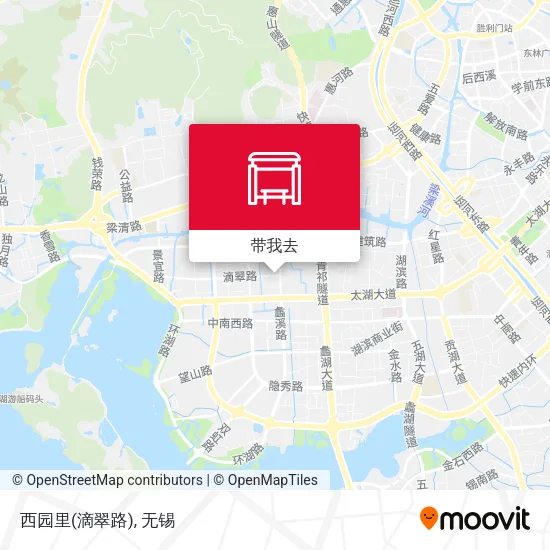 西园里(滴翠路)地图