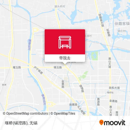 堰桥(锡澄路)地图