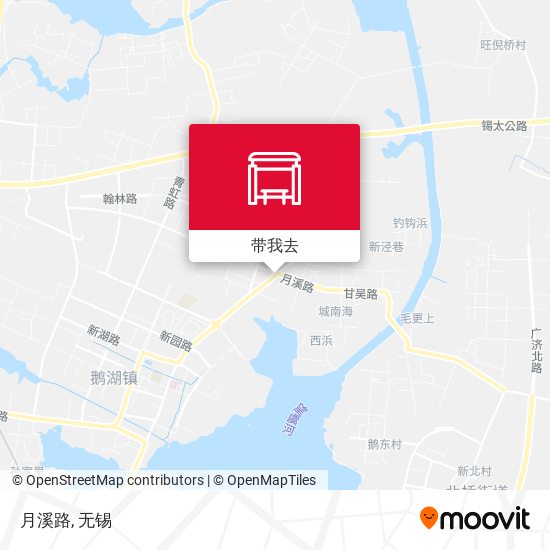 月溪路地图