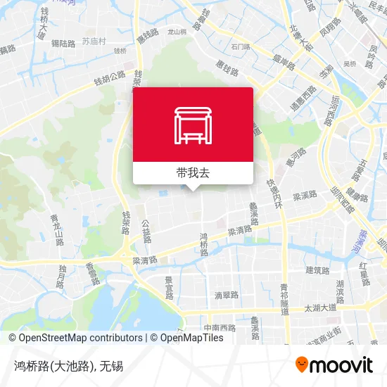 鸿桥路(大池路)地图
