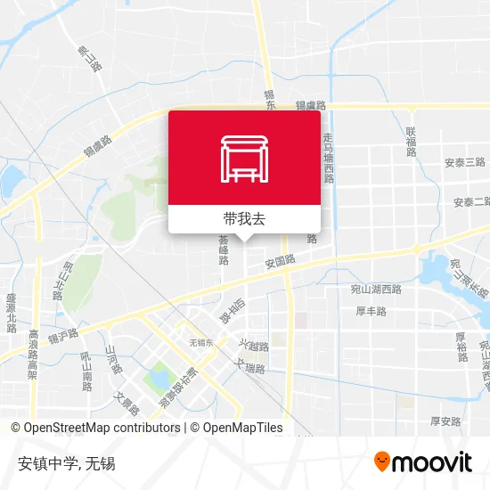 安镇中学地图