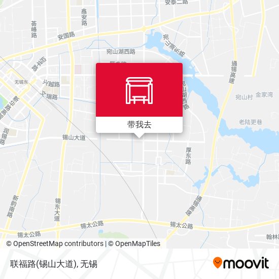 联福路(锡山大道)地图