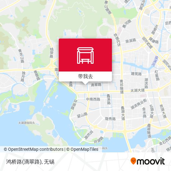 鸿桥路(滴翠路)地图