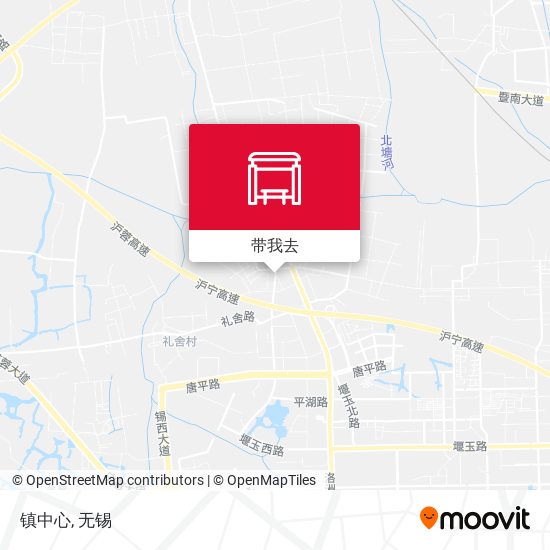 镇中心地图
