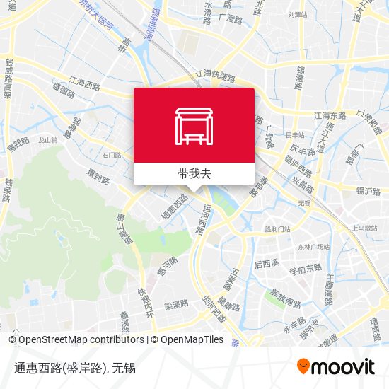 通惠西路(盛岸路)地图