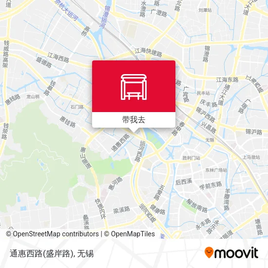 通惠西路(盛岸路)地图