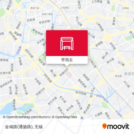 金城路(通扬路)地图