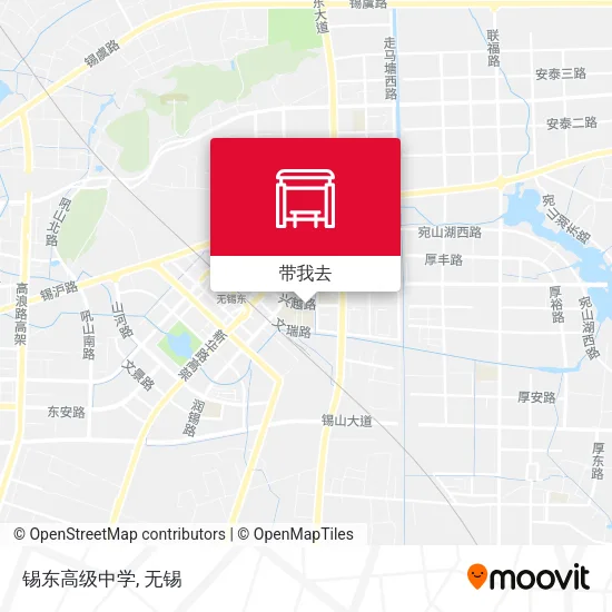 锡东高级中学地图