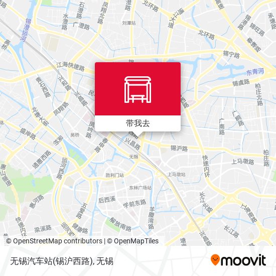 无锡汽车站(锡沪西路)地图