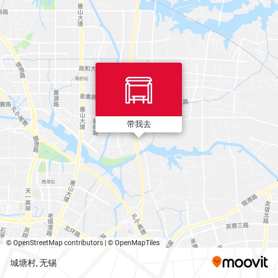 城塘村地图