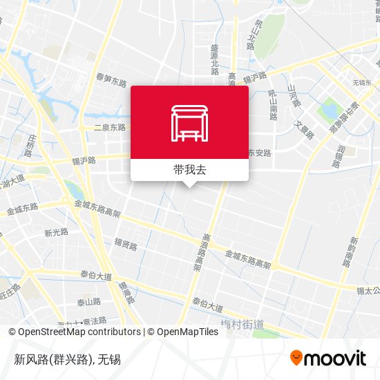 新风路(群兴路)地图