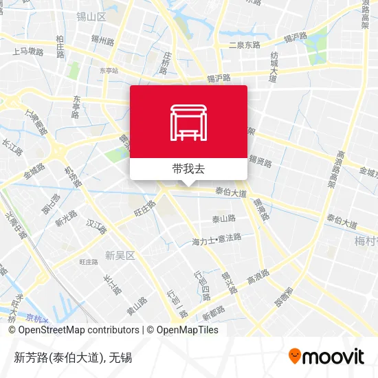 新芳路(泰伯大道)地图