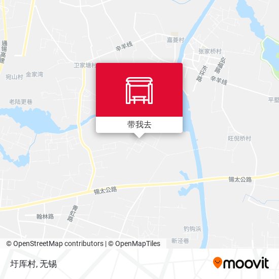 圩厍村地图