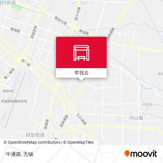 中通路地图